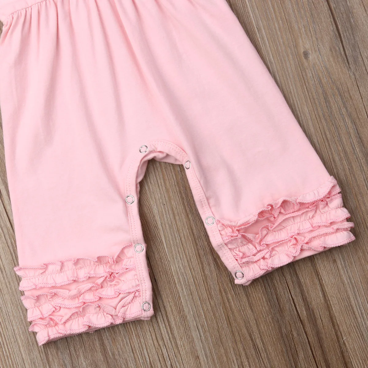Комбинезон принцессы для новорожденных девочек с цветочным принтом оборками без