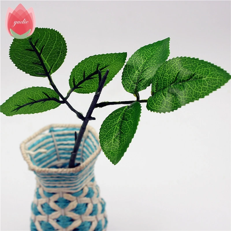 5 шт. 3 листа/шт.|leaf head|flower leaf patternflower piercing |