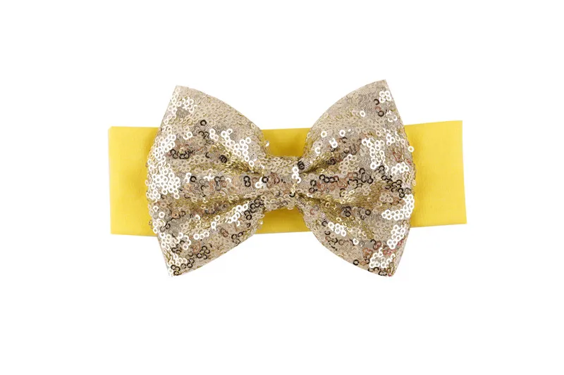 Kids Baby Girls Bebe Children Supreme Sequin Bowknots Hair Accessories Band Headdress Headwear | Детская одежда и обувь