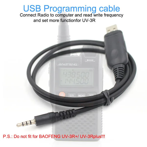 USB-кабель для программирования кабель передачи данных BAOFENG UV-3R UV3R Walkie Talkie