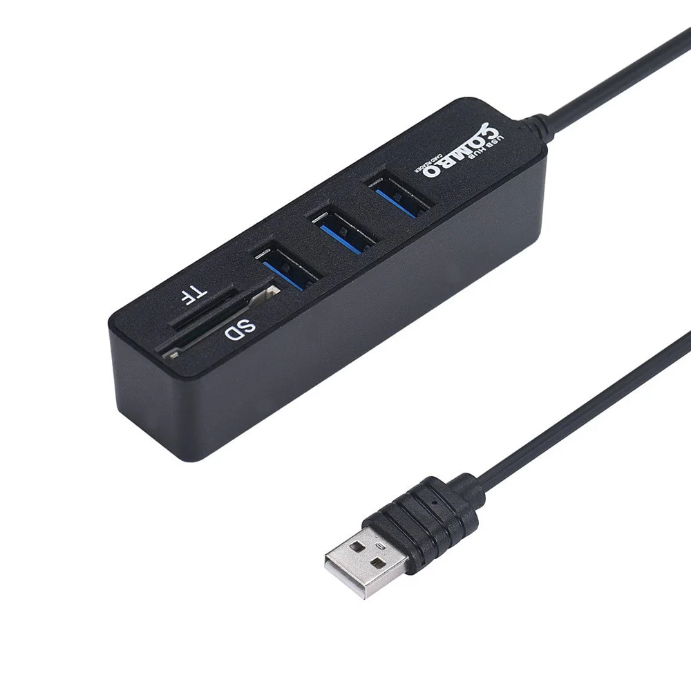 Мульти USB 3,0 2,0 концентратор USB разветвитель Высокоскоростной 5 8 портов Hab TF SD кард-ридер все в одном для ПК Компьютерные аксессуары