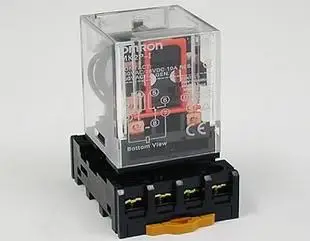 

1pc MK2P-I AC 110V Relay 8-Pin 10A 250VAC With PF083A Socket Base