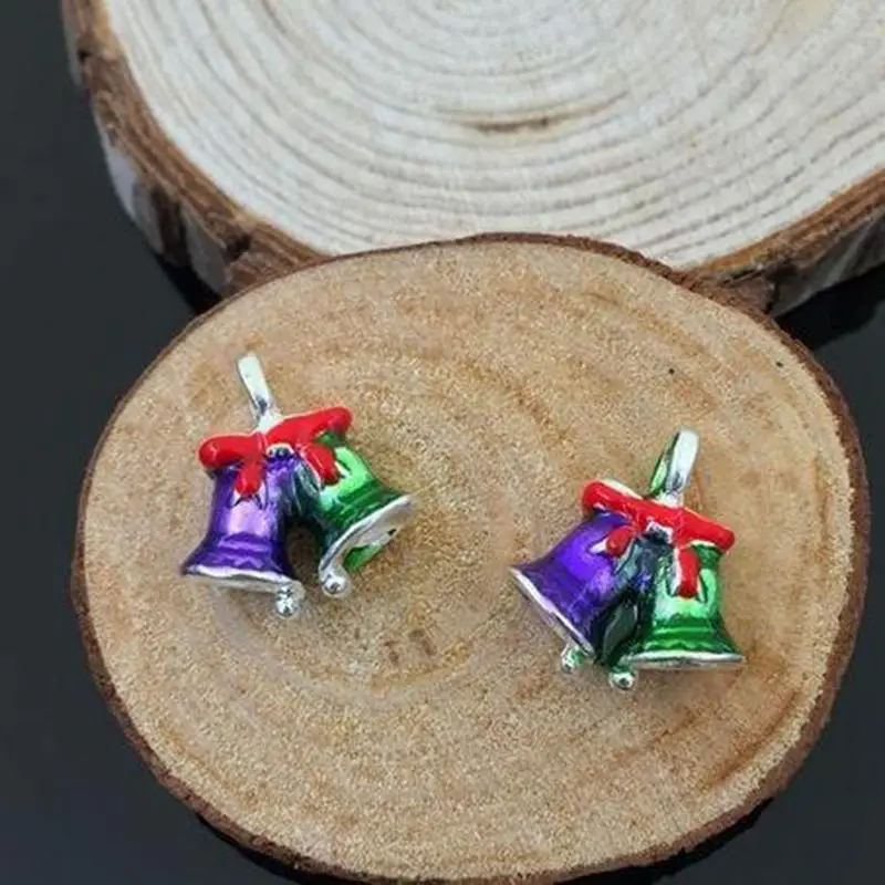 19 шт./компл. DIY ювелирных изделий капельного подвеска елка декор браслет Цепочки и ожерелья Аксессуары сплав новогоднее; Рождественское украшение, новинка
