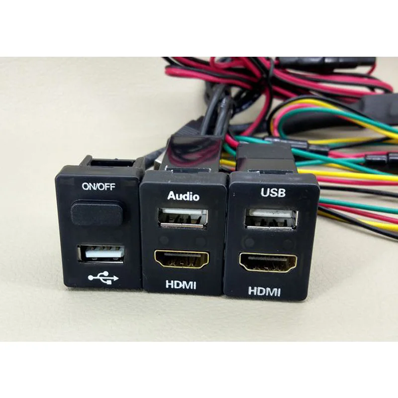 Автомобильное зарядное устройство USB разъем дисплей напряжения температура