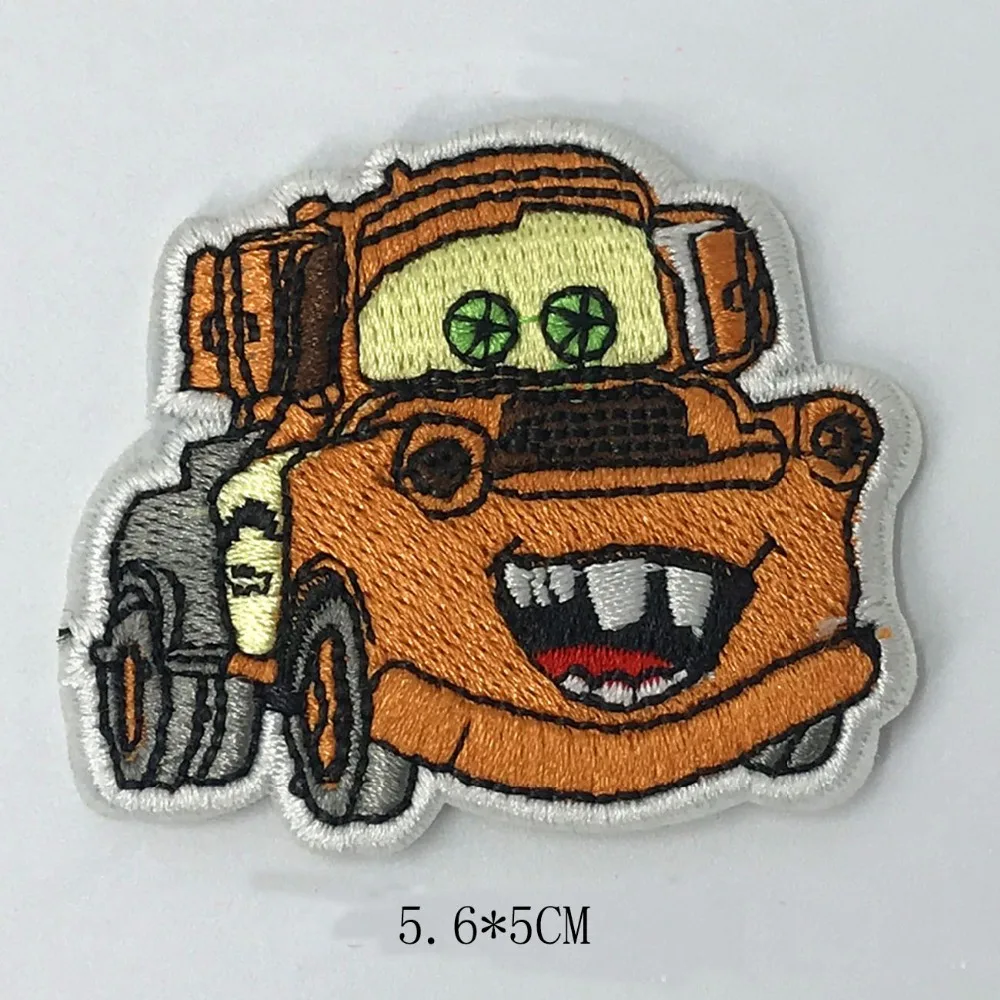 4 шт./лот смешанные автомобильные нашивки для одежды утюгом Пришивные вышитые