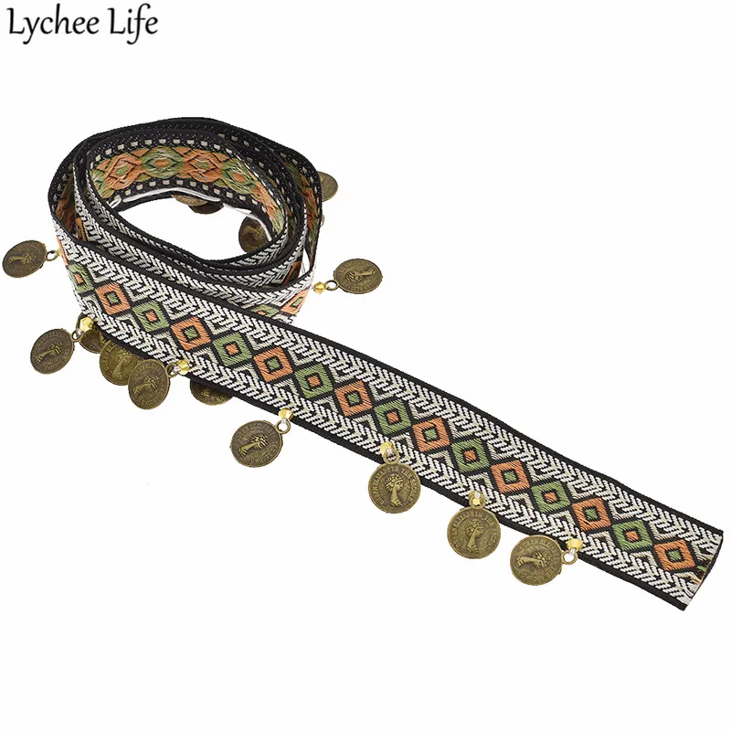 Copper Lychee Life, богемная ленточка с бахромой, медные железные ленты, сделай сам, ручная работа, домашнее шитье, одежда, товары для декора - Цвет: Copper