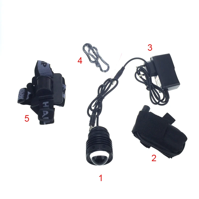 C-XM-L U2 2000 lumber3 mode Rotary focusing LED bicycle Light headlights +Shipped By DHL takes only 2~4days | Спорт и развлечения