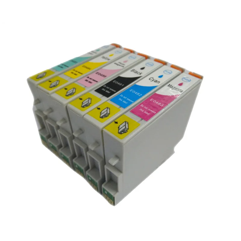 Чернильный картридж Vilaxh T0481 - T0486 для принтеров Epson Stylus Photo R200 R220 R300 R300M R320 R340 RX500 RX600