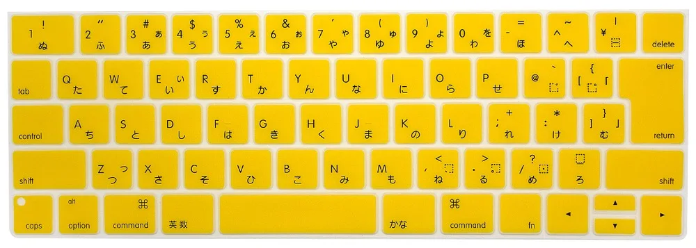 Японская версия клавиатура крышка в ноутбук клавиатура Чехлы для Mac book touch bar 13 15 дюймов Клавиатура для ноутбука Чехлы Чехол