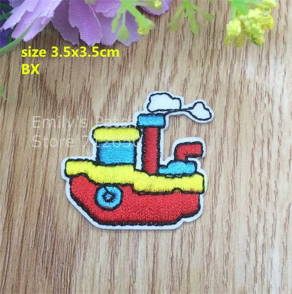 New arrival 10 pcs airplane Embroidered patches iron on cartoon Motif Applique hat bag shoe decor repair embroidery accessory | Дом и сад