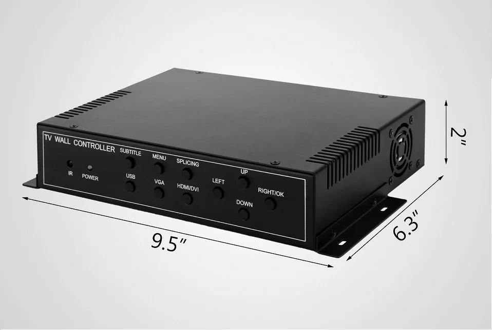 2x2 4 канальный HDMI VGA DVI/AV USB видеопроцессор ТВ проектор видео настенный контроллер