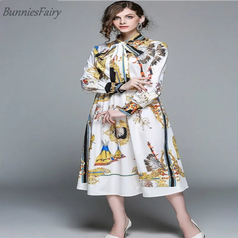 Новинка весны 2018 года от BunniesFairy женское платье трапециевидной формы в стиле