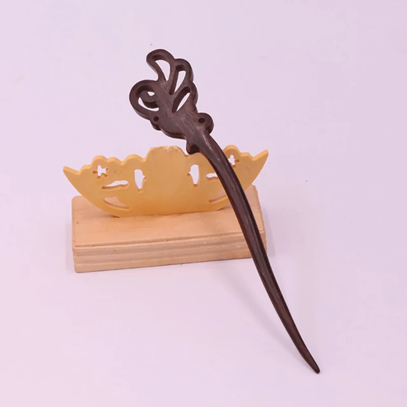 Шпилька для волос из сандалового дерева ручной работы в этническом