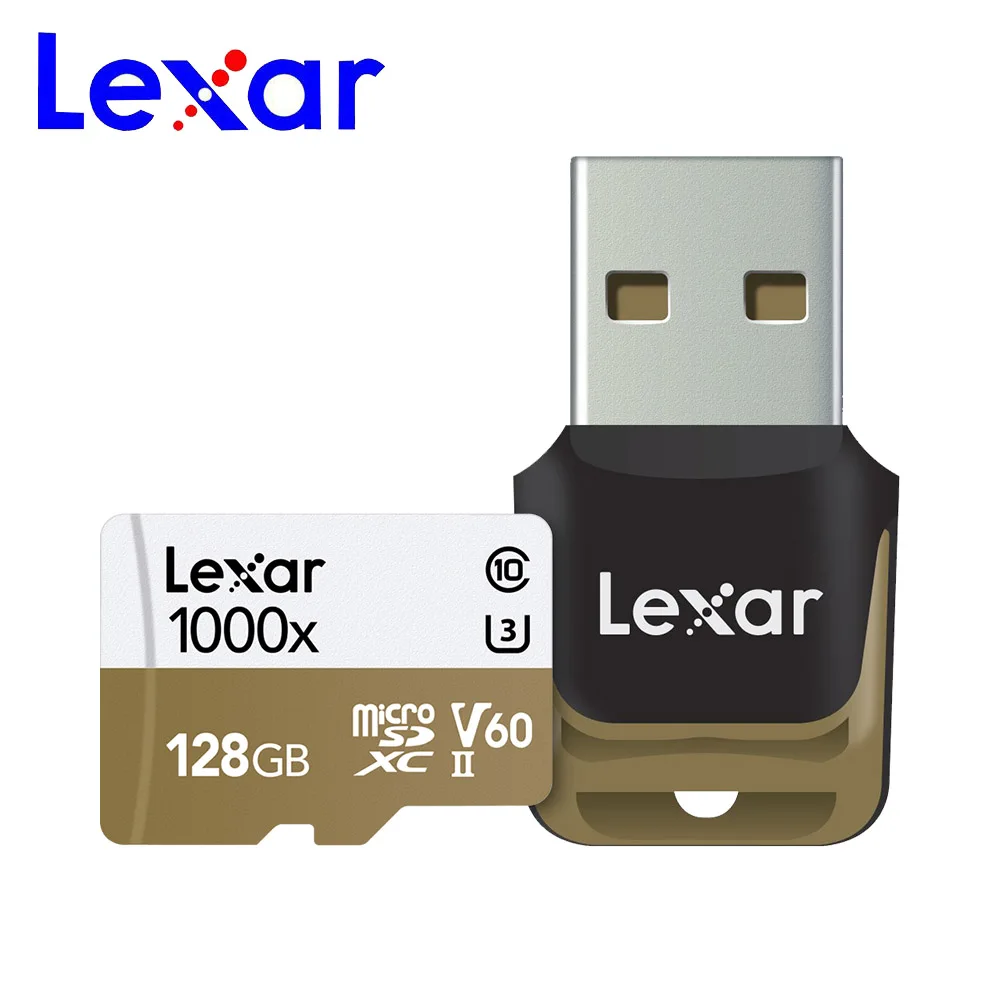 Оригинальная Lexar карта памяти Micro SD 128 ГБ 16 32 UHS-II U3 SDHC SDXC 64 максимальная скорость 150