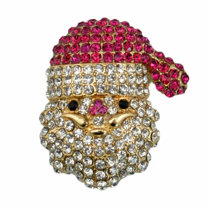 2017 новая зимняя коллекция Рождественская Брошь булавка Снеговик Санта Клаус