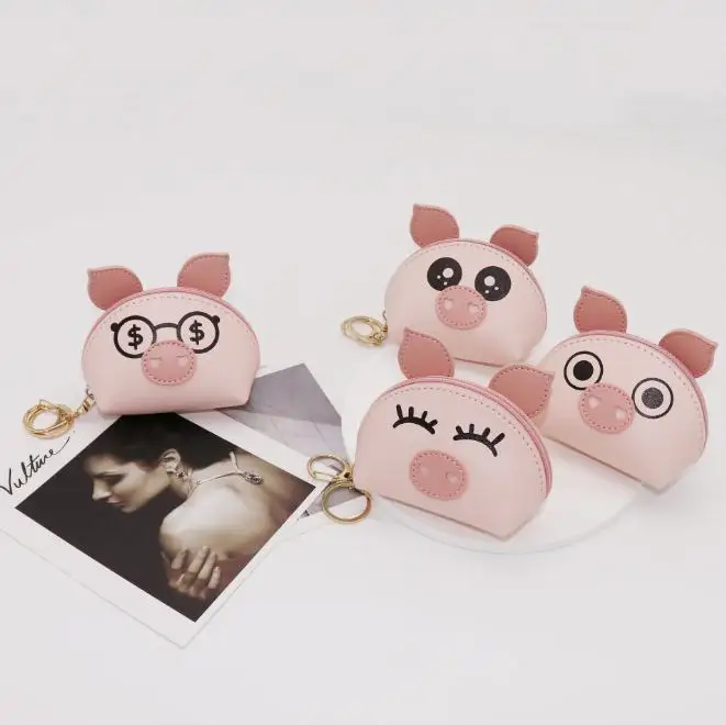 Женский кошелек для монет милый девочек Kawaii мультяшный мелочи из искусственной