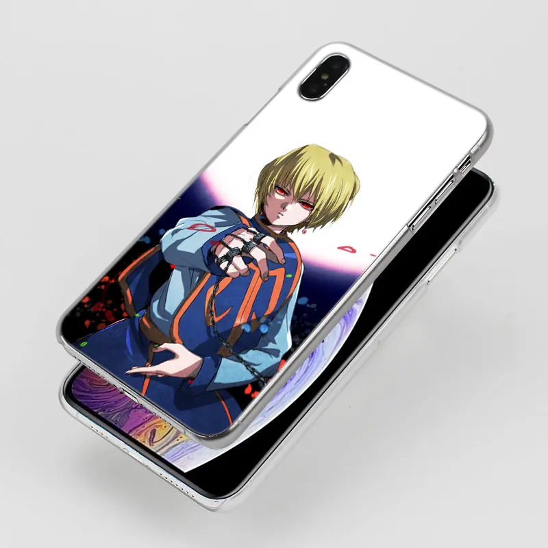 Hunter x hunter hisoka Прозрачный жесткий чехол для телефона Apple iPhone X XS XR XS MAX 6 6s 6Plus 7 8 7 Plus SE 5S