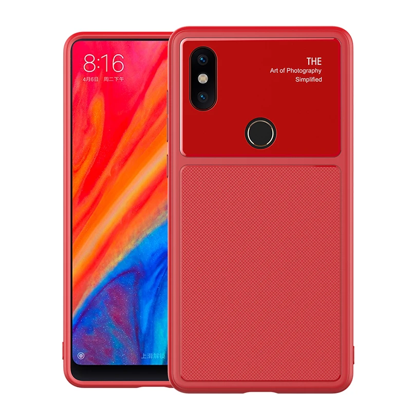Зеркальный стеклянный чехол для Xiaomi mi mix 2s мягкий Vpower телефона xiaomi mix2s |