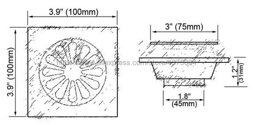 Высокое качество 10 см * черное масло втирают латунные художественные резные