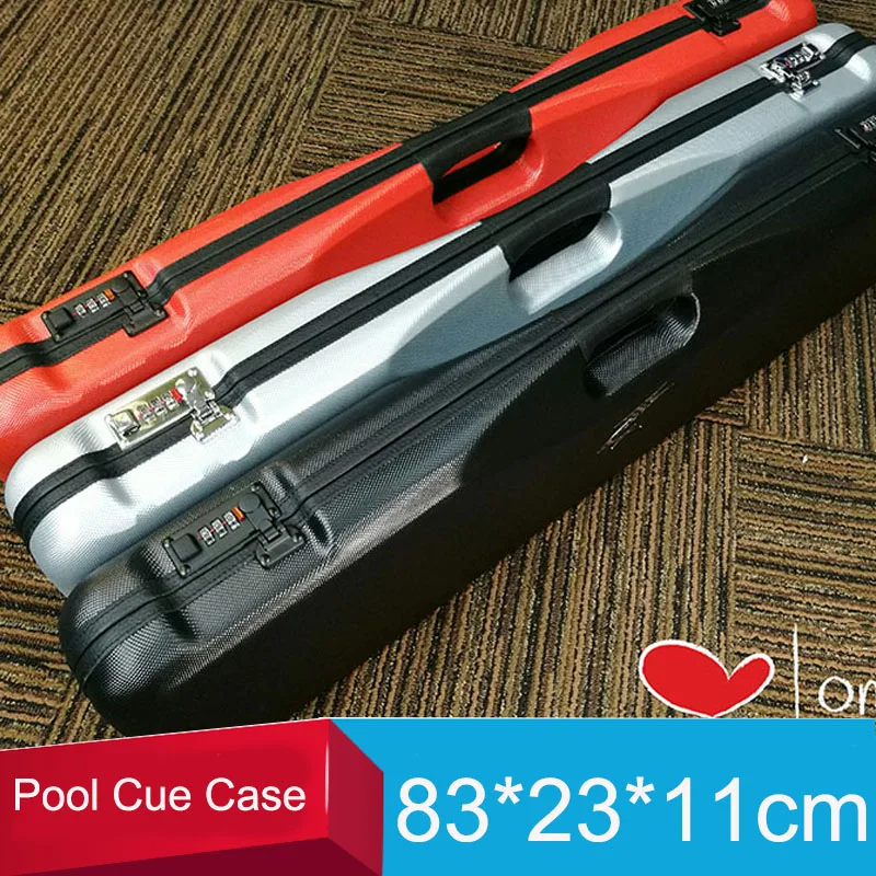 High Quality Code Pool Cues Case Double Coded Lock Billiard Accessories Black Red Silver Color Can Put 3 Butts 4 Shafts China | Спорт и