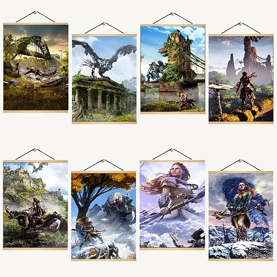 Домашний Декор печать постер холст Horizon Zero Dawn картина игра настенное искусство из