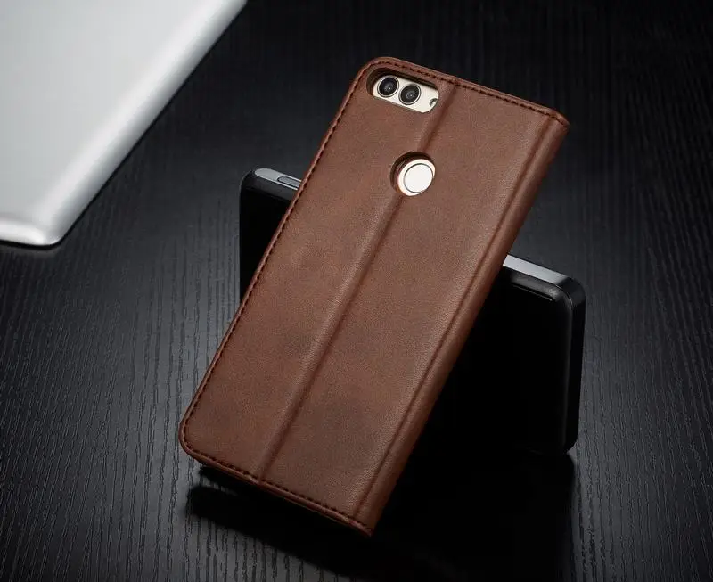 Чехол для huawei P Smart Cover, чехол с магнитной застежкой, роскошный винтажный простой кошелек, кожаная сумка для телефона для Huawey Psmart, чехол