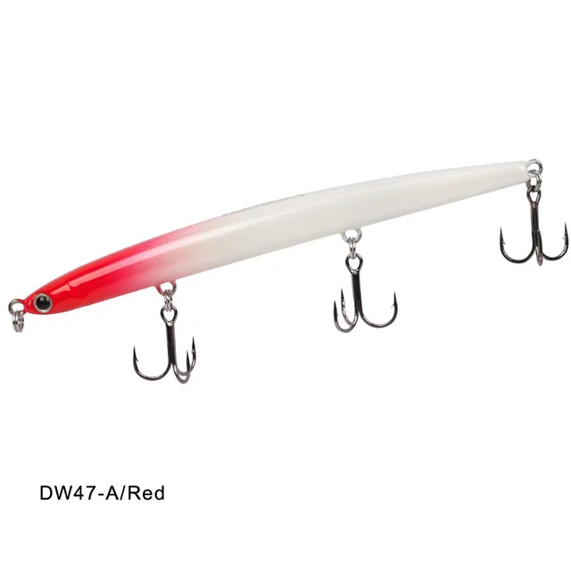 TSURINOYA DW47 Тонущая приманка для рыбалки карандаш 12 г 110 мм приманки тонкие искусственные приманки жесткие рыболовные приманки - Цвет: DW47 A