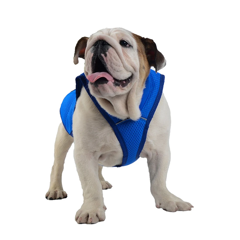 Летний открытый полиэстер дышащий поводок Heatstroke Предотвращение собаки куртка