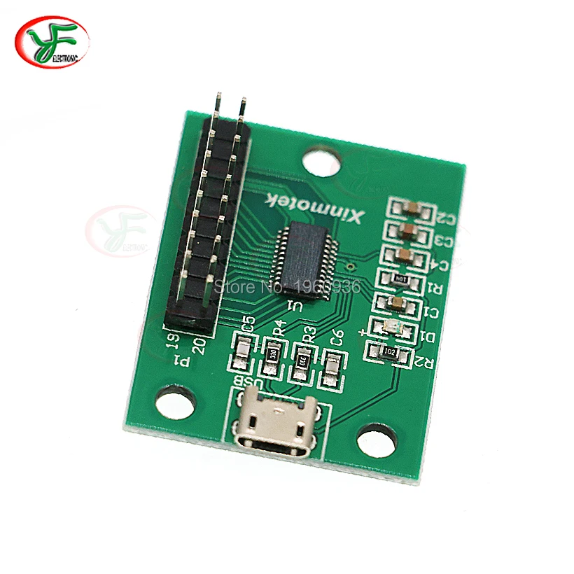 Нулевая задержка USB для ПК PS3 Raspberry Pi аркадный кодер Jamma MAME джойстик кодер XM-08 1 игроков игры PCB