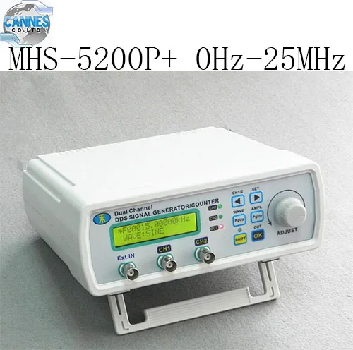 Цифровой двухканальный DDS генератор сигналов произвольной формы функция 25 мГц