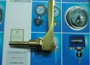 

Quality reliable all copper angle thermometer marine thermometer V type thermometer