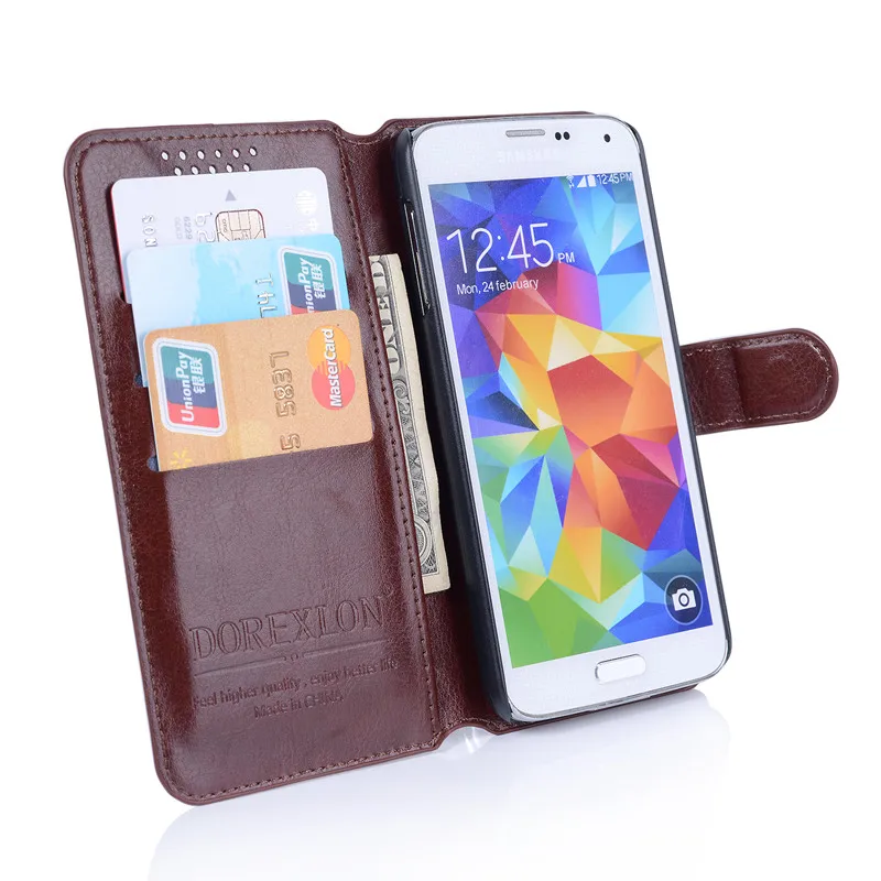 Кожаный чехол Кошелек Для Doogee BL5000 BL 5000 Роскошный Ретро флип для телефона сумка s