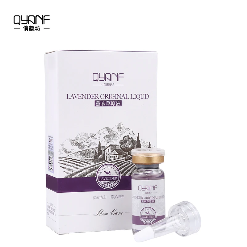 QYF бренд уход за кожей Лавандовая эссенция Сыворотка для подтяжки лица против