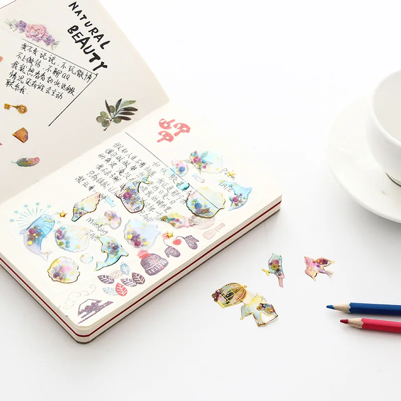 Милые 3D наклейки в виде космоса Луны планшетов единорогов ручная работа японские