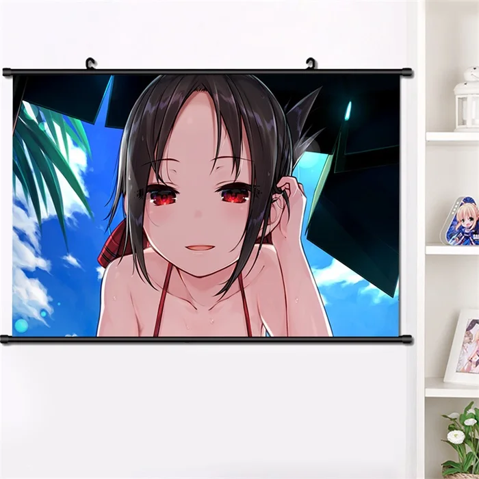 U Японское аниме Kaguya-sama: Love Is War Shinomiya Kaguya настенный Свиток Плакат манга настенные подвесные плакаты украшение дома 40*60 см - Цвет: U