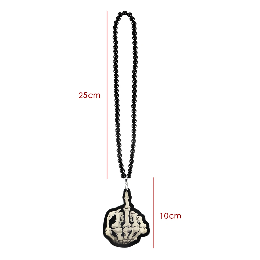 Car Pendant - Acrylic Skeleton Hand Bones JDM Rear View Mirror Charms Ornaments - Mirror Trim Hanging Suspension Gift Accessories image 6