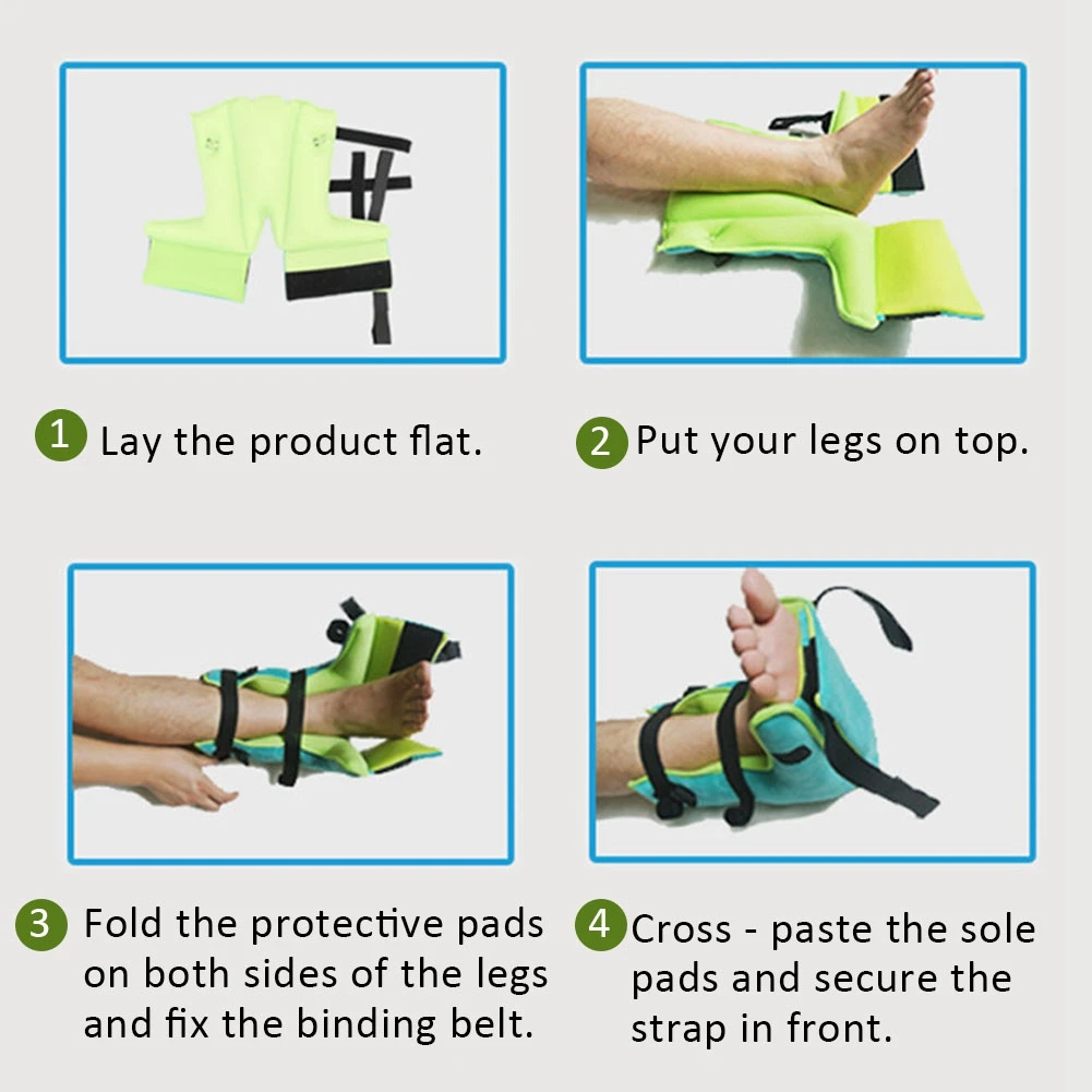 Medical Anti-droop Foot Heel Protector Sleeve Against Bedsore Heel Pad Decompression Foot Ring TeeShoe Cover For Elderly Patient