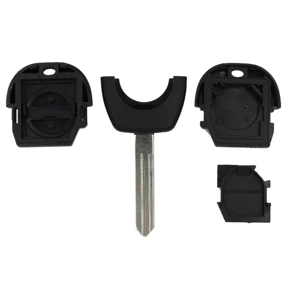 KEYYOU 2 кнопки дистанционного Fob Автомобильный ключ оболочки Stying для Nissan Micra Almera Primera X-Trail Замена Uncut Blade автомобильный чехол для ключей
