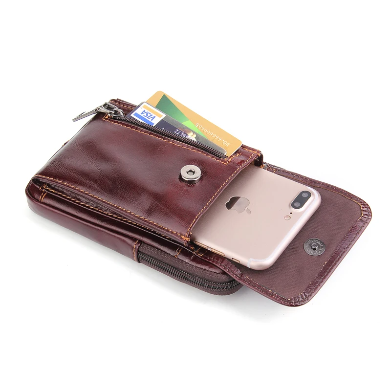 Universele Portemonnee Heuptas voor samsung S9/S9 Plus/Note 8 Mobiele Telefoon Gevallen Pouch Voor iPhone 7 6 s Plus voor|Сумки для