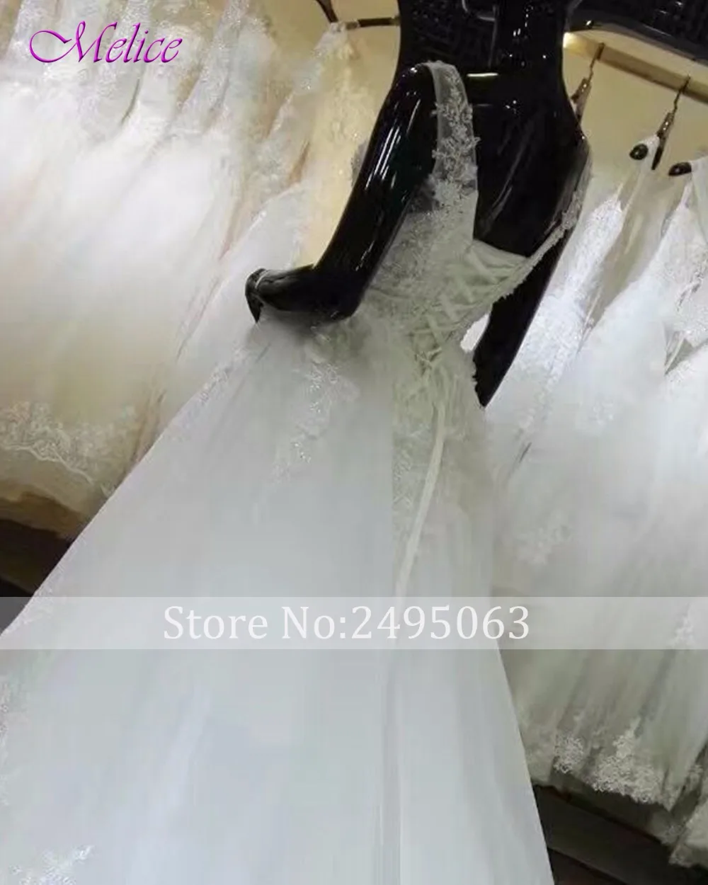 Melice Chic Appliques Beaded High Low A-Line Princess Wedding Dresses 2019 V-neck Lace Up Bohemian Gown Robe De Mariage | Свадьбы и