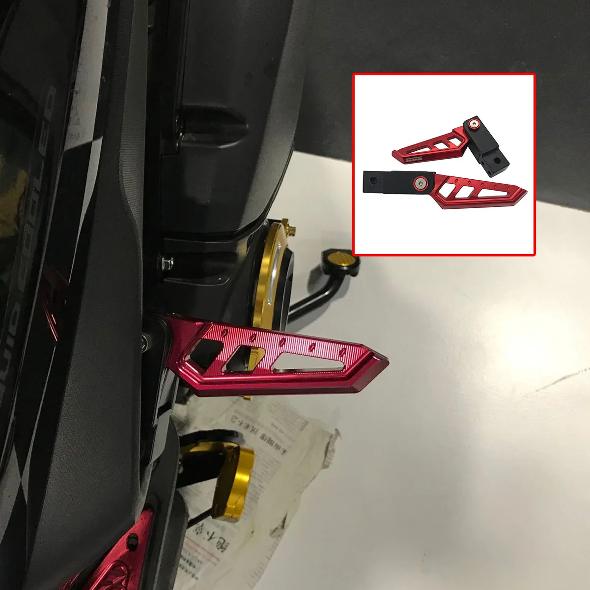 Мотоцикл CNC задняя Подножка педаль для Yamaha 2015 2018 2019 2020 Aerox 155 NVX155 NVX150 NVX125 ножная