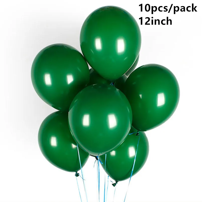 Christmas Green Red Latex Balloons Merry Metallic Gold Sliver Balloon Wedding Party Decoration for Home Kids Toys | Дом и сад