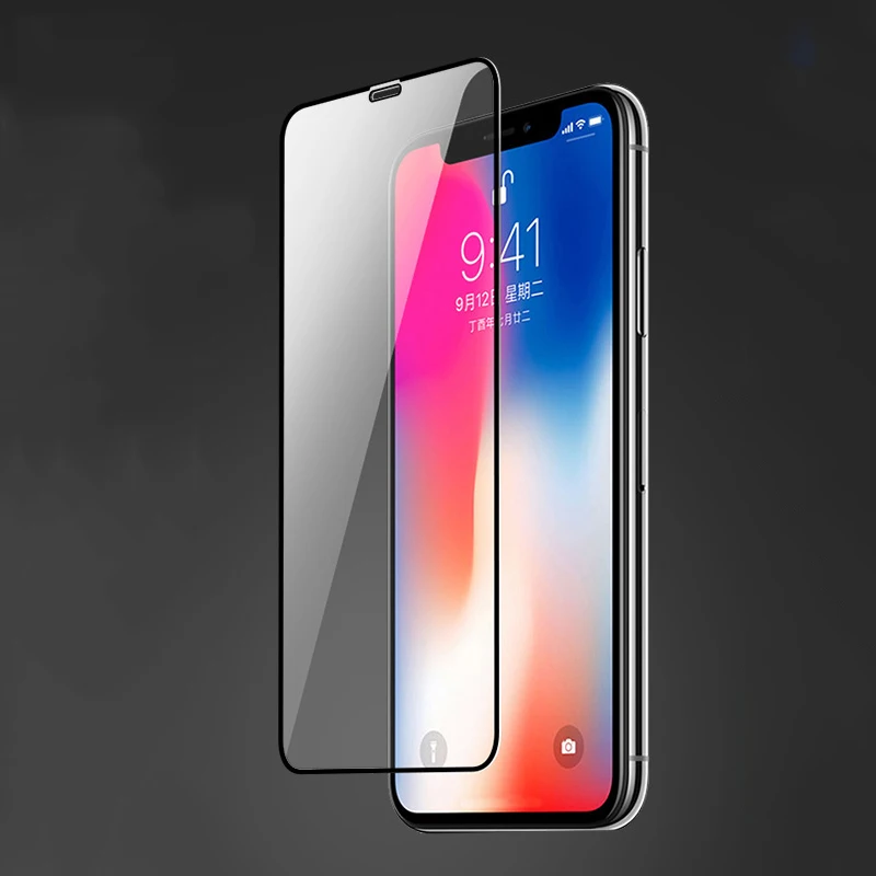 Закаленное стекло для iPhone XS Max 2 шт./лот полноэкранная Защитная пленка XR