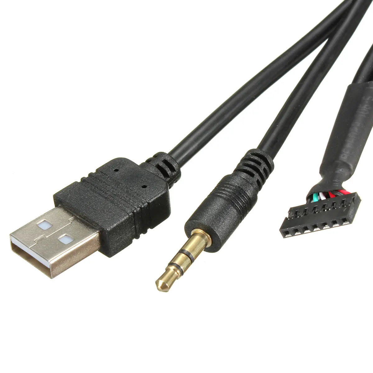 Новый автомобильный 3 5 мм USB AUX разъем для наушников монтажный адаптер вход