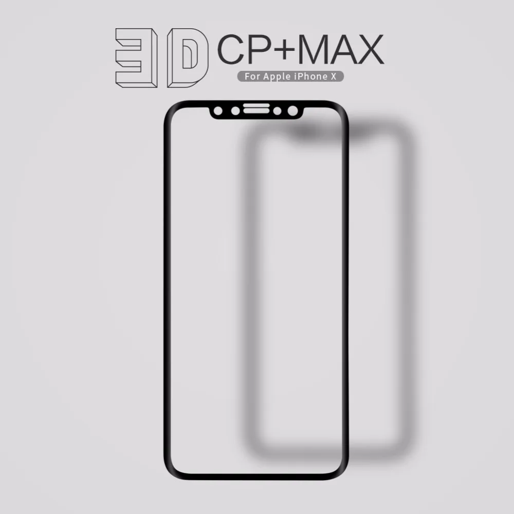 Защитное стекло Nillkin 3D CP + Max закаленное с полным покрытием для iPhone XS XR X 8 7