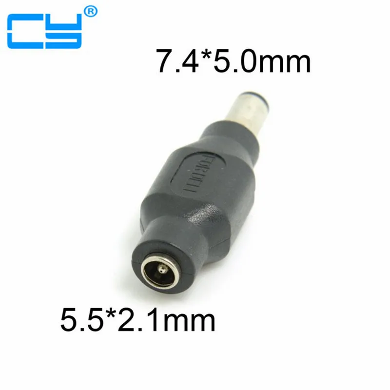 Адаптер питания для ноутбуков DELL HP 5 2 1 мм гнездо на 7 4 мм|ac dc power plug|dc plug 7.4ac adapter