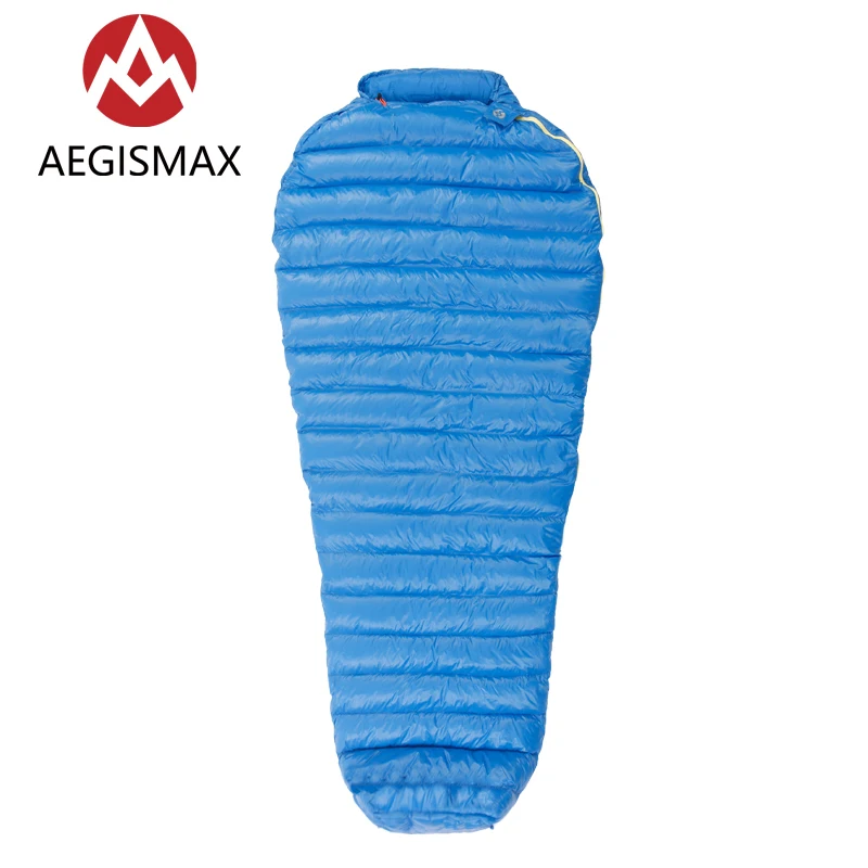 AEGISMAX M2 заполнения 380 г/420 г Сверхлегкий Мумия 95% белый гусиный пух спальный мешок Открытый Отдых пеший Туризм полностью подкладка структура