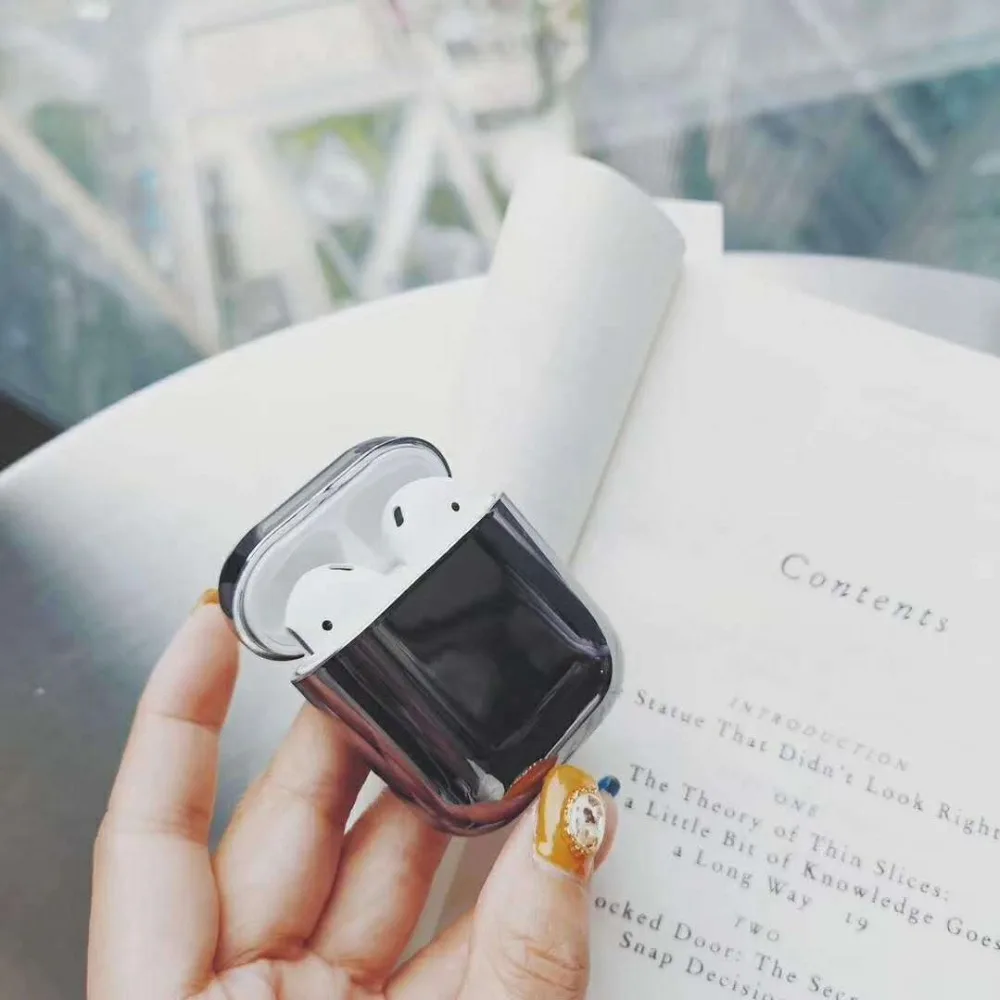Светящийся чехол Обложка для Apple AirPods Air тормозные колодки жёсткий защитный Чехол
