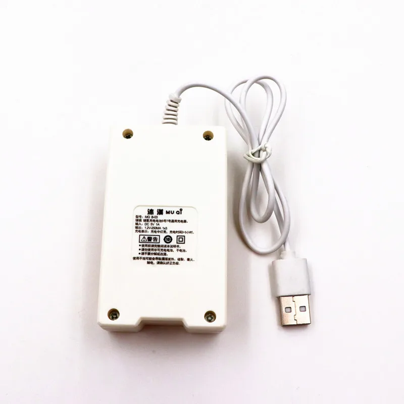 PINTTENEN AAA Перезаряжаемые Батарея NiMH 1 2 В синий 1800 мАч + USB универсальный Смарт 3 слот