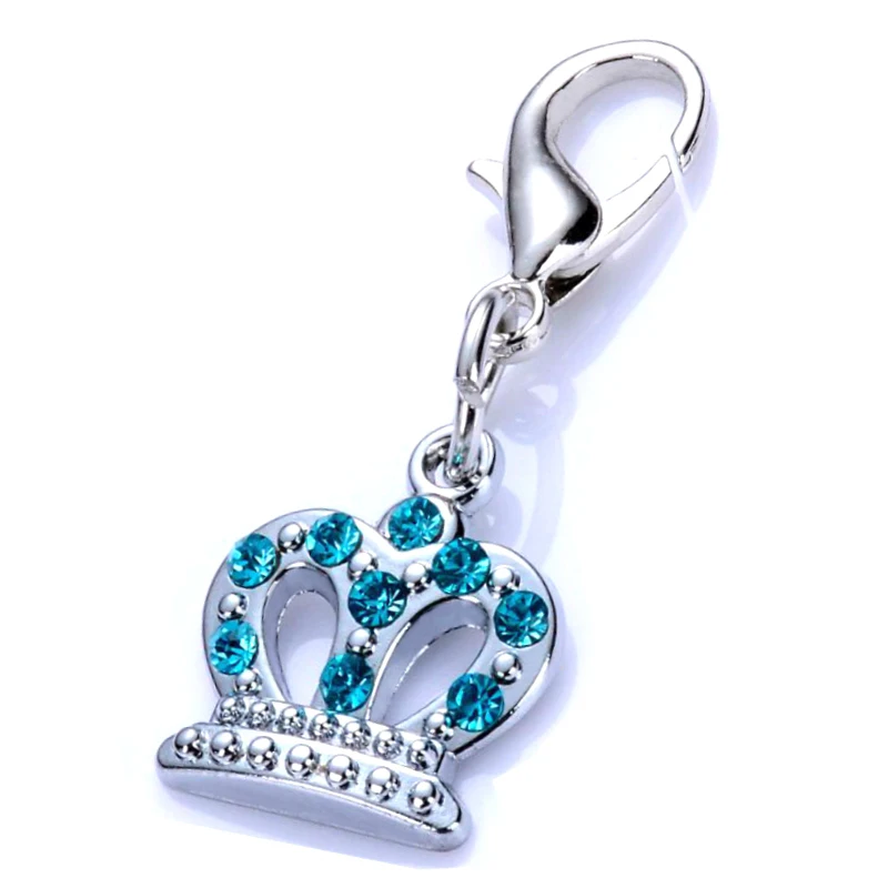 Модный ошейник для домашних животных со стразами корона шарм ювелирные